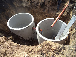 Сливная яма под ключ