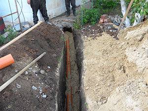 Монтаж септика