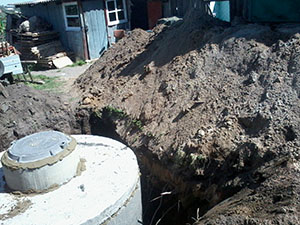 Сливная яма под ключ